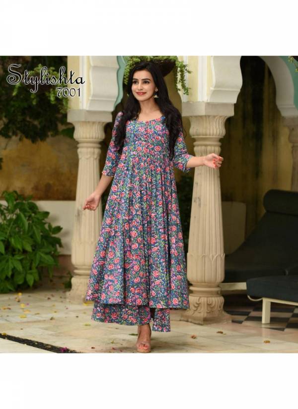 Stylista Vol 07 Latest Casual Wear Pure Maslin With Digital Printed Kurti With Plazzo Collection 